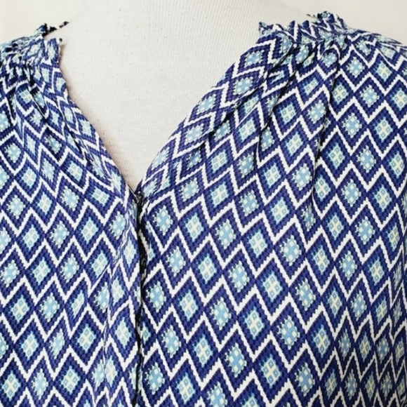 SOLD! Blue blouse M/L by Sweewe Paris - Picture 6 of 7